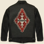 Paneled Suede Western Jacket - Vintage Black - RRL - STAG Provisions - Outerwear - Coat / Jacket