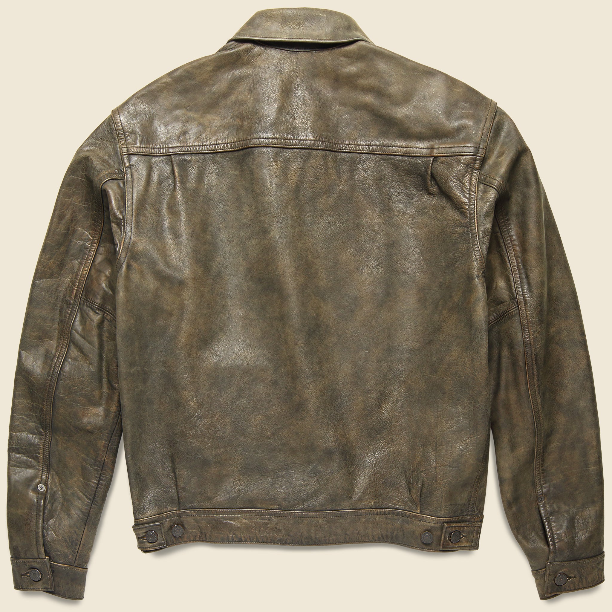 Dawson Leather Jacket - Brown - RRL - STAG Provisions - Outerwear - Coat / Jacket