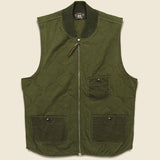 Quilted Cotton Jersey Vest - Douglas Fir Green - RRL - STAG Provisions - Outerwear - Vest