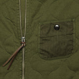 Quilted Cotton Jersey Vest - Douglas Fir Green - RRL - STAG Provisions - Outerwear - Vest