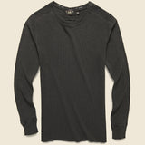 Waffle Crewneck - Faded Black - RRL - STAG Provisions - Tops - L/S Knit