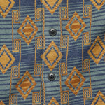 Brushed Jacquard Workshirt - Blue/Yellow - RRL - STAG Provisions - Tops - L/S Woven - Overshirt