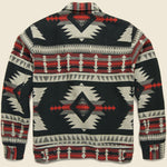 Brushed Jacquard Overshirt - Black/Multi - RRL - STAG Provisions - Tops - L/S Woven - Overshirt