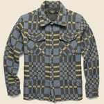 Jacquard Overshirt - Blue/Black - RRL - STAG Provisions - Tops - L/S Woven - Overshirt