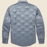 Holden Quilted CPO Overshirt - Steel Blue - RRL - STAG Provisions - Tops - L/S Woven - Overshirt