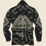 Hand-Knit Ranch Cardigan - Black - RRL - STAG Provisions - Tops - Sweater
