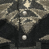 Hand-Knit Ranch Cardigan - Black - RRL - STAG Provisions - Tops - Sweater