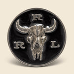 Longhorn Pin - Black - RRL - STAG Provisions - Accessories - Pins