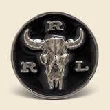 Longhorn Pin - Black - RRL - STAG Provisions - Accessories - Pins