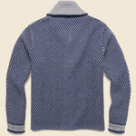 Shawl Cardigan - Navy/Vintage Cream - RRL - STAG Provisions - Tops - Sweater