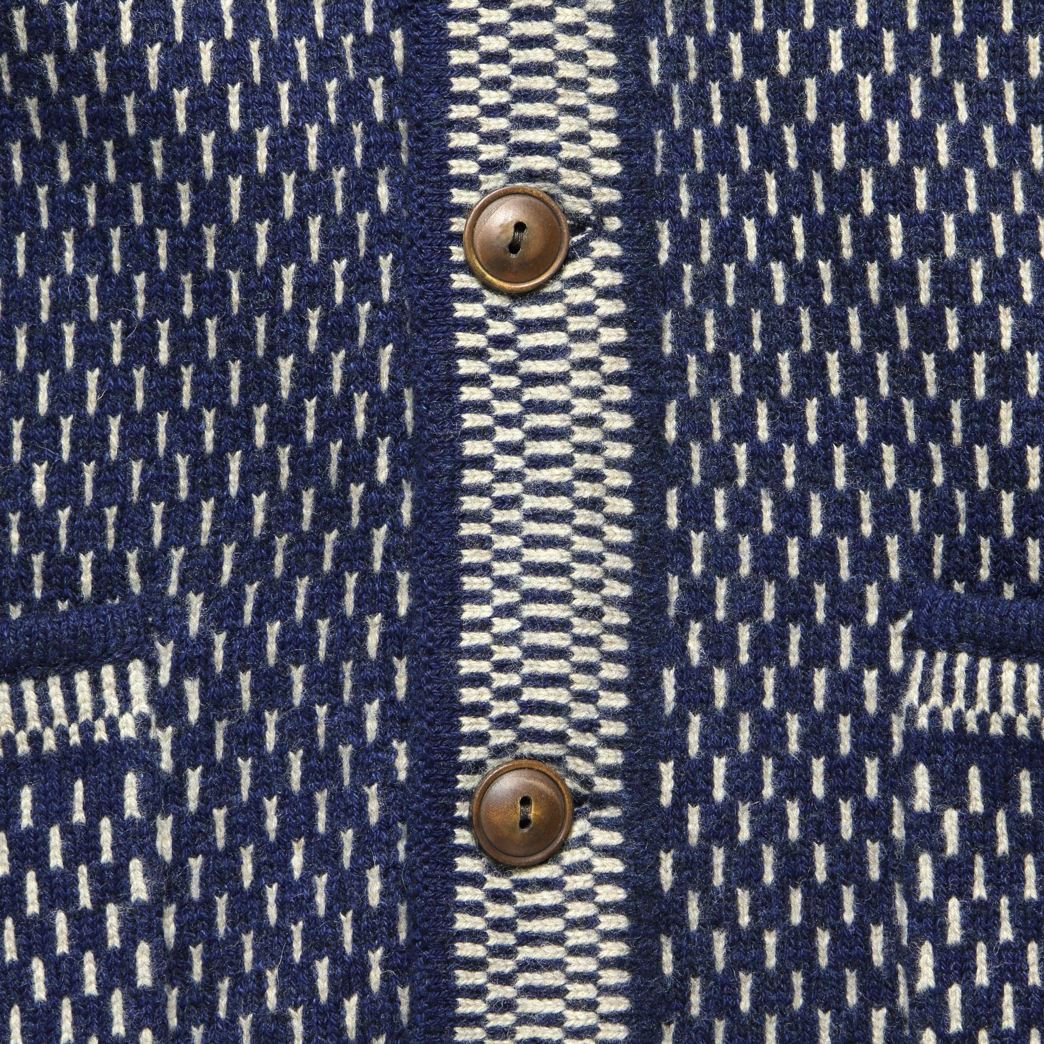 Shawl Cardigan - Navy/Vintage Cream - RRL - STAG Provisions - Tops - Sweater