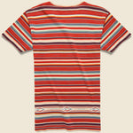 Jacquard Jersey Pocket T-Shirt - Red Multi - RRL - STAG Provisions - Tops - S/S Tee