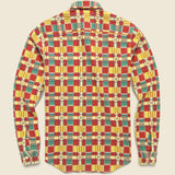 Knit Ottoman Workshirt - Red/Teal Multi - RRL - STAG Provisions - Tops - L/S Woven - Plaid