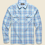Plaid Twill Camp Shirt - Blue/Cream - RRL - STAG Provisions - Tops - L/S Woven - Plaid