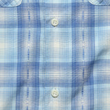 Plaid Twill Camp Shirt - Blue/Cream - RRL - STAG Provisions - Tops - L/S Woven - Plaid