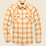 Buffalo Western Shirt - Sunset Orange - RRL - STAG Provisions - Tops - L/S Woven - Plaid