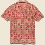 2 Pocket Camp Shirt - Red/Tan - RRL - STAG Provisions - Tops - S/S Woven - Other Pattern