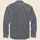 Hartley Workshirt - Black/Cream - RRL - STAG Provisions - Tops - L/S Woven - Stripe
