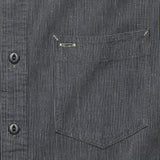 Hartley Workshirt - Black/Cream - RRL - STAG Provisions - Tops - L/S Woven - Stripe