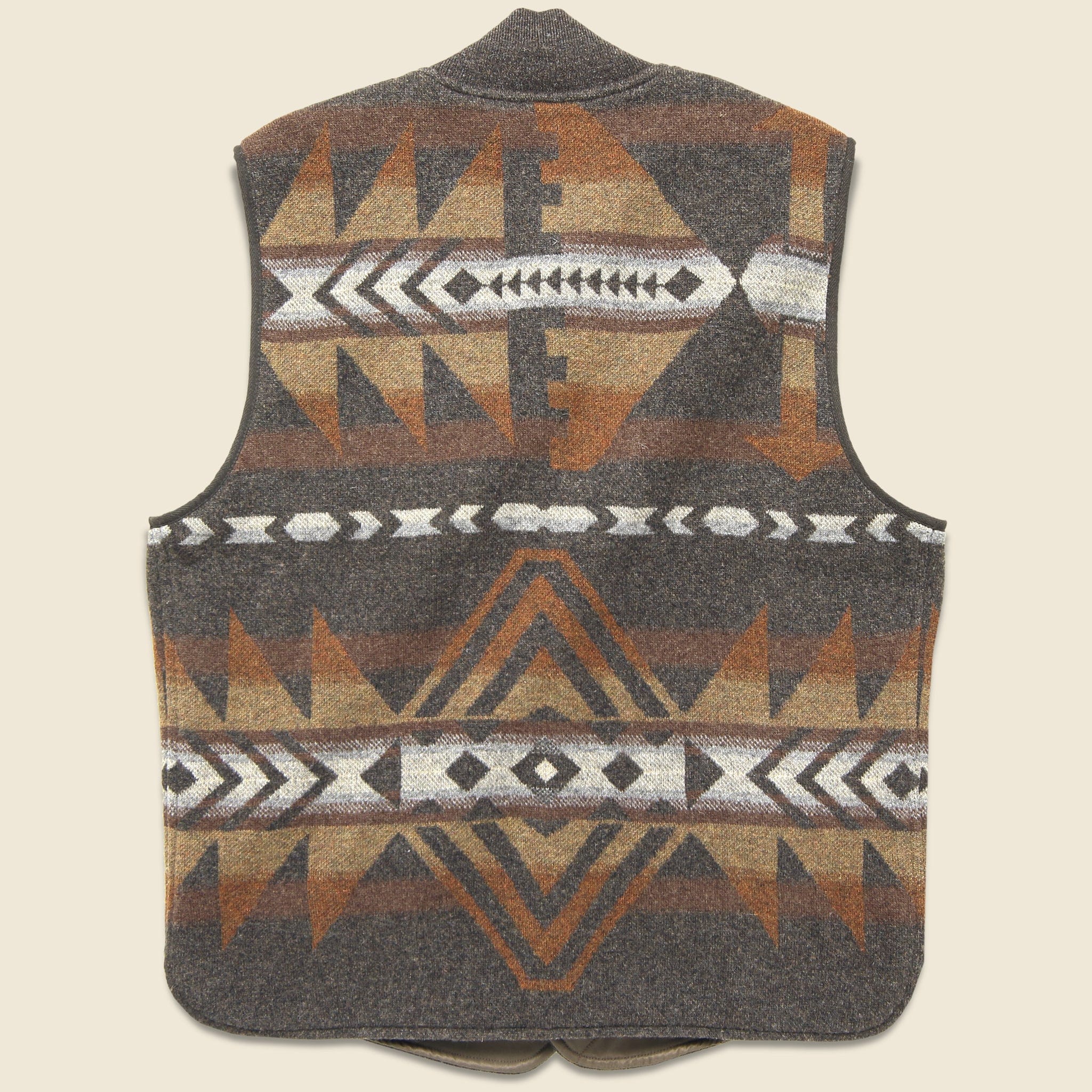 Wool-Cashmere Sweater Vest - Brown Multi - RRL - STAG Provisions - Outerwear - Vest