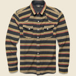 Wrangler Western Shirt - Brown Multi - RRL - STAG Provisions - Tops - L/S Woven - Stripe