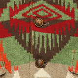 Jacquard Wool Sweater Jacket - Tan/Red/Multi - RRL - STAG Provisions - Outerwear - Coat / Jacket