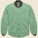 Helston Quilted Jacket - Vintage Turquoise - RRL - STAG Provisions - Outerwear - Coat / Jacket
