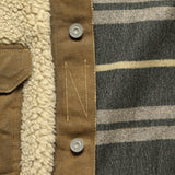 Denim Grizzly Jacket - Distressed Brown Wash - RRL - STAG Provisions - Outerwear - Coat / Jacket
