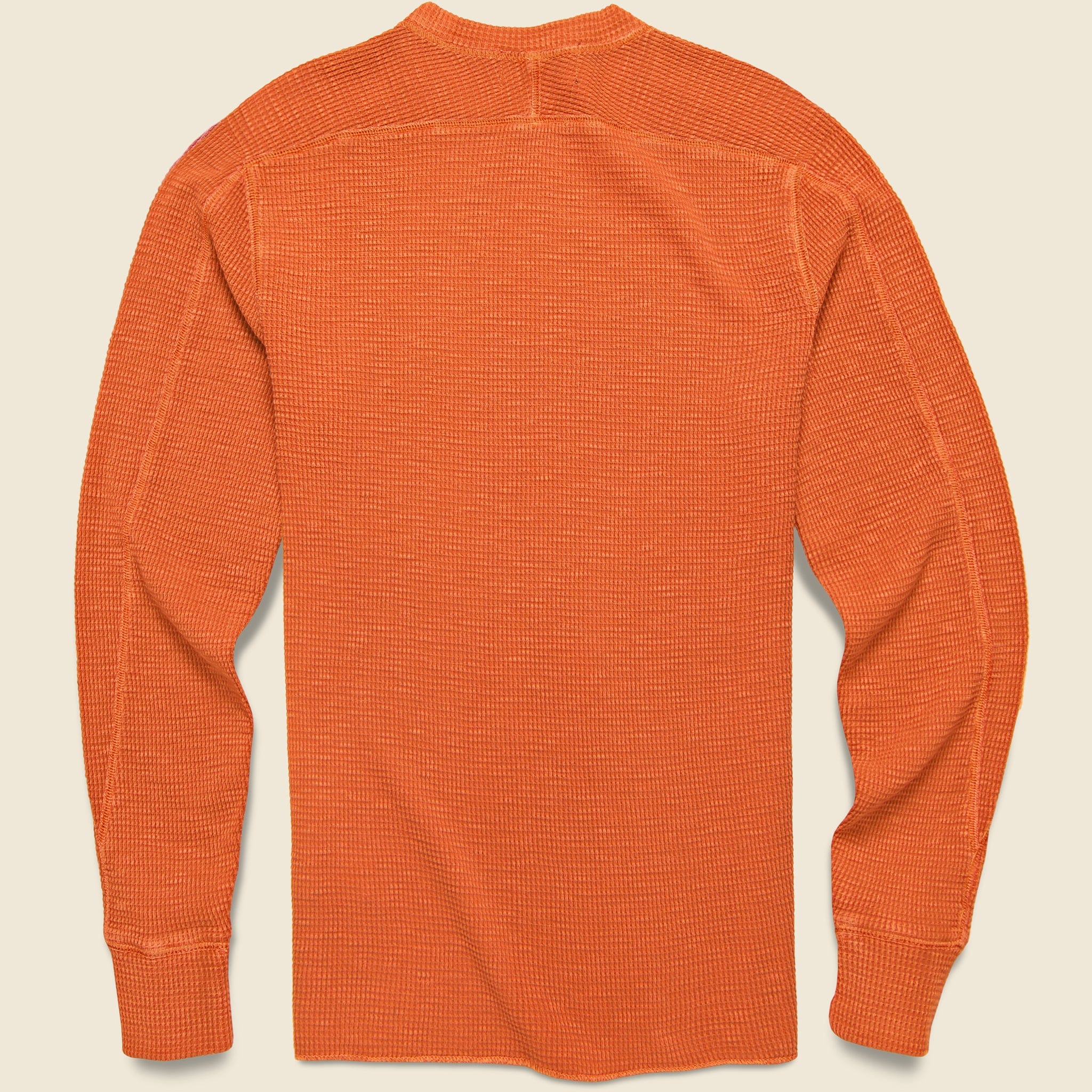 Waffle Crewneck - Orange - RRL - STAG Provisions - Tops - L/S Knit