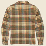 Casual Knit Ottoman Workshirt - Brown/Red Multi - RRL - STAG Provisions - Tops - L/S Knit