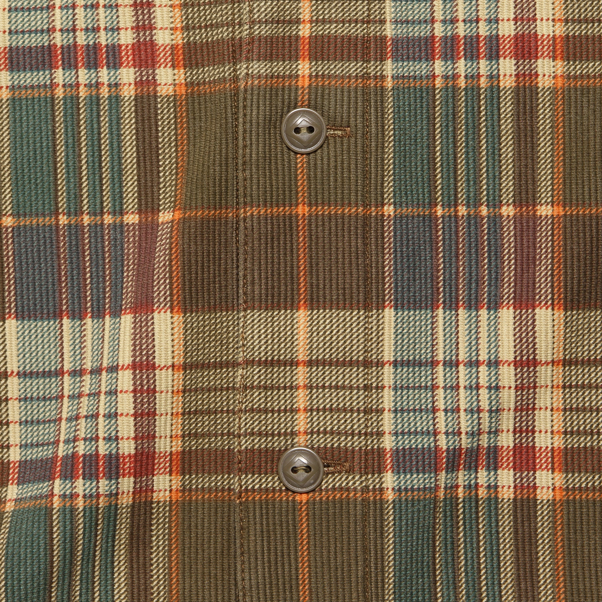 Casual Knit Ottoman Workshirt - Brown/Red Multi - RRL - STAG Provisions - Tops - L/S Knit