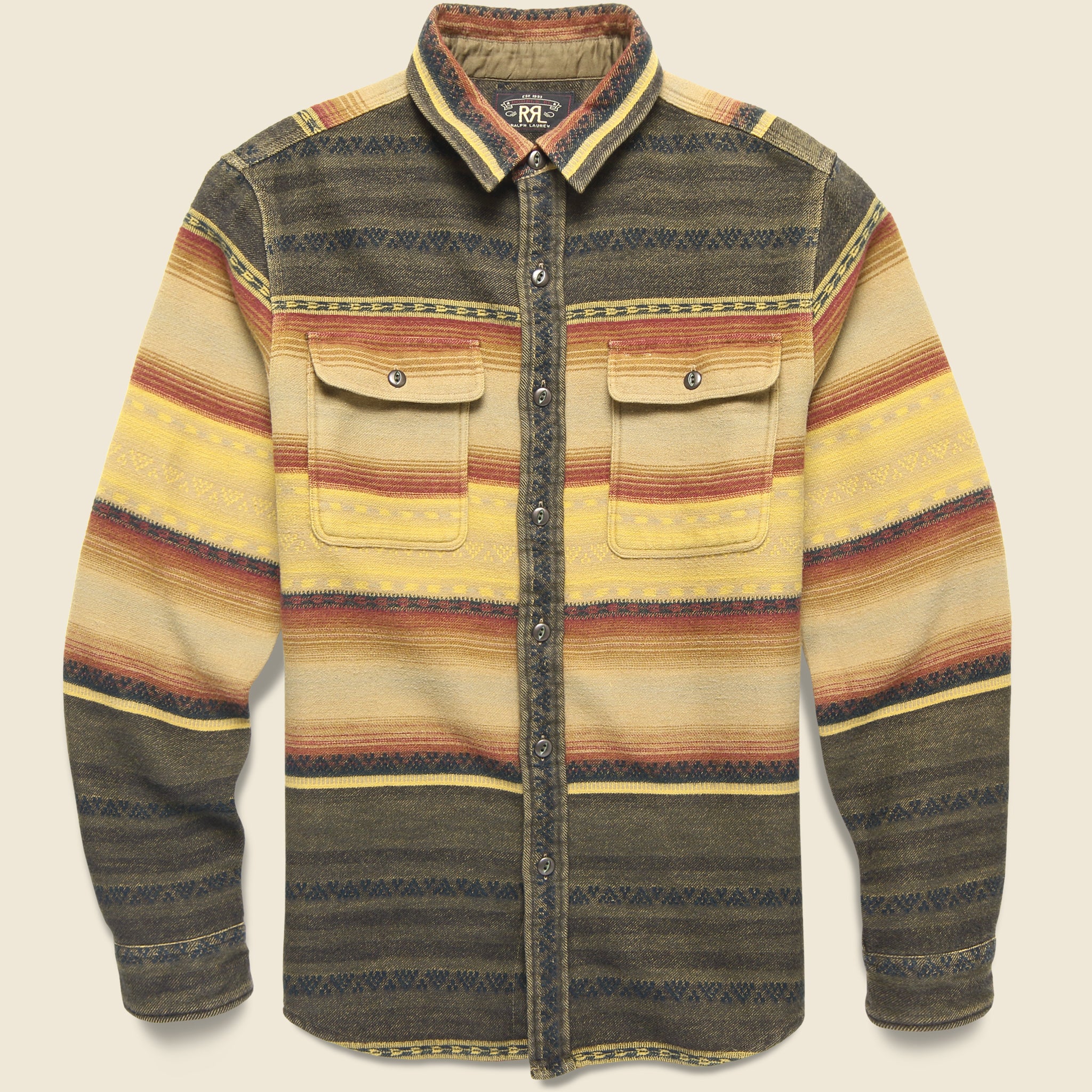 Matlock Canteen Stripe Workshirt - Brown/Multi - RRL - STAG Provisions - Tops - L/S Woven - Stripe