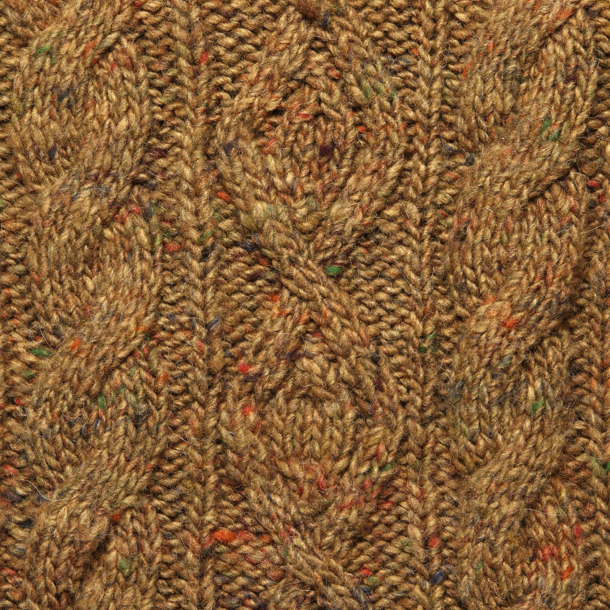 Cable Turtleneck - Tan Donegal/Multi - RRL - STAG Provisions - Tops - Sweater