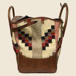 Pecos Blanket Duffle Bag - Cream  Multi/Brown - RRL - STAG Provisions - Accessories - Bags / Luggage