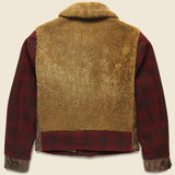 Talaton Plaid Wool Grizzly Jacket - Red/Black/Multi - RRL - STAG Provisions - Outerwear - Coat / Jacket