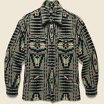 Brown Bear Blanket Jacquard Overshirt - Grey/Multi - RRL - STAG Provisions - Tops - L/S Woven - Overshirt