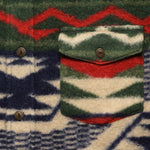 Chunky Knit Jacquard Overshirt - Red/Cream/Multi - RRL - STAG Provisions - Tops - L/S Woven - Overshirt