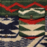 Chunky Knit Jacquard Overshirt - Red/Cream/Multi - RRL - STAG Provisions - Tops - L/S Woven - Overshirt