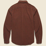 Robuck Cotton/Linen Workshirt - Red/Brown - RRL - STAG Provisions - Tops - L/S Woven - Plaid
