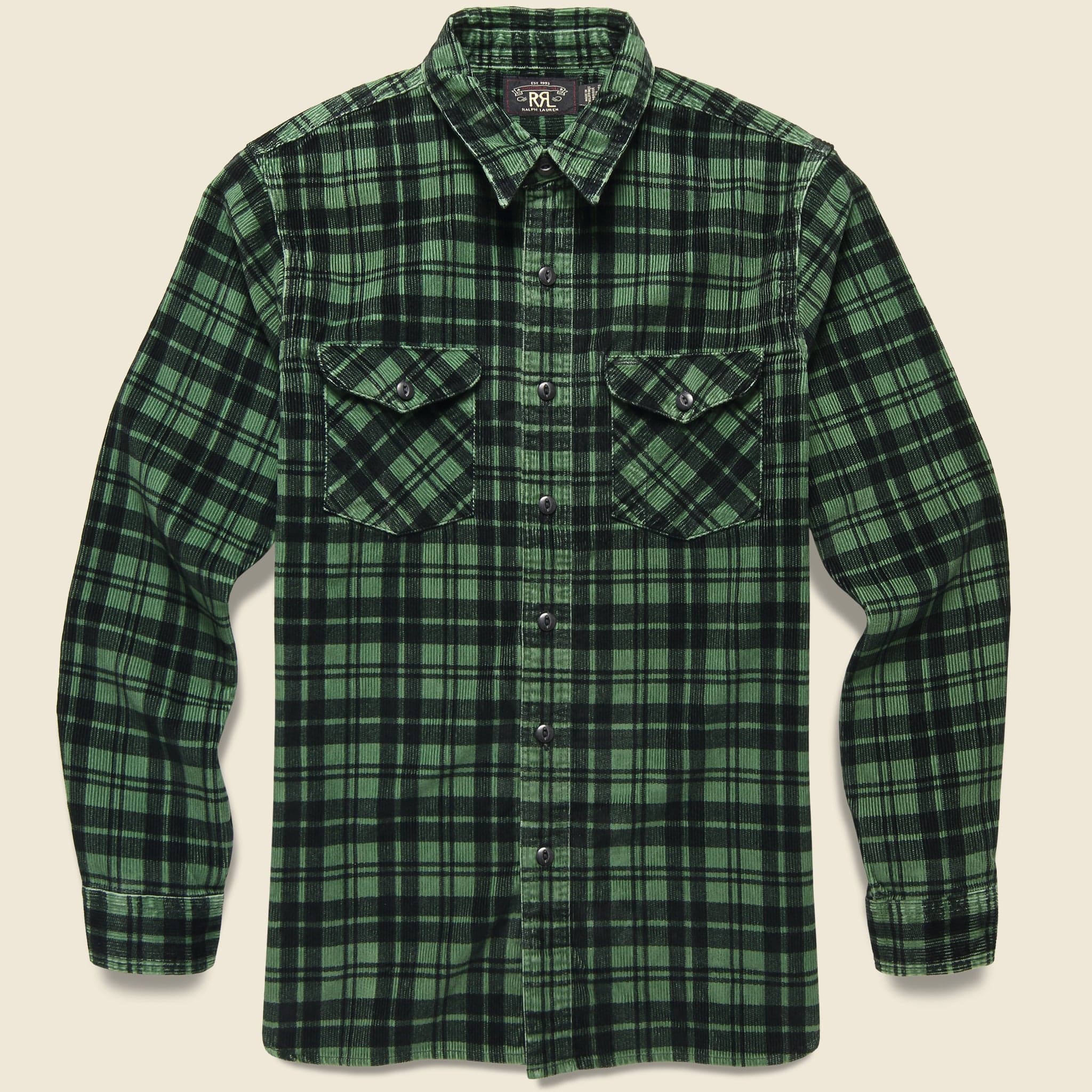Sweet Orr Plaid Workshirt - Green/Black - RRL - STAG Provisions - Tops - L/S Woven - Plaid
