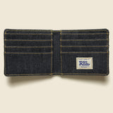 Selvedge Denim Billfold Wallet - Indigo - RRL - STAG Provisions - Accessories - Wallets