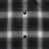 Wrangler Ombre Plaid Western Shirt - Black/Grey - RRL - STAG Provisions - Tops - L/S Woven - Plaid