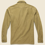 Byrns Canvas Western Shirt - Tan - RRL - STAG Provisions - Tops - L/S Woven - Overshirt