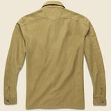 Byrns Canvas Western Shirt - Tan - RRL - STAG Provisions - Tops - L/S Woven - Overshirt