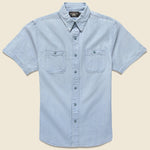 Sullivan Chambray Shirt - Wilkers Wash - RRL - STAG Provisions - Tops - S/S Woven - Solid