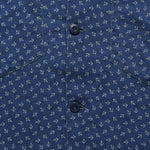 Anchor-Print Linen Camp Shirt - Blue/Cream - RRL - STAG Provisions - Tops - S/S Woven - Other Pattern