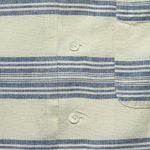 Wayne Linen Shirt - Cream/Indigo - RRL - STAG Provisions - Tops - S/S Woven - Stripe