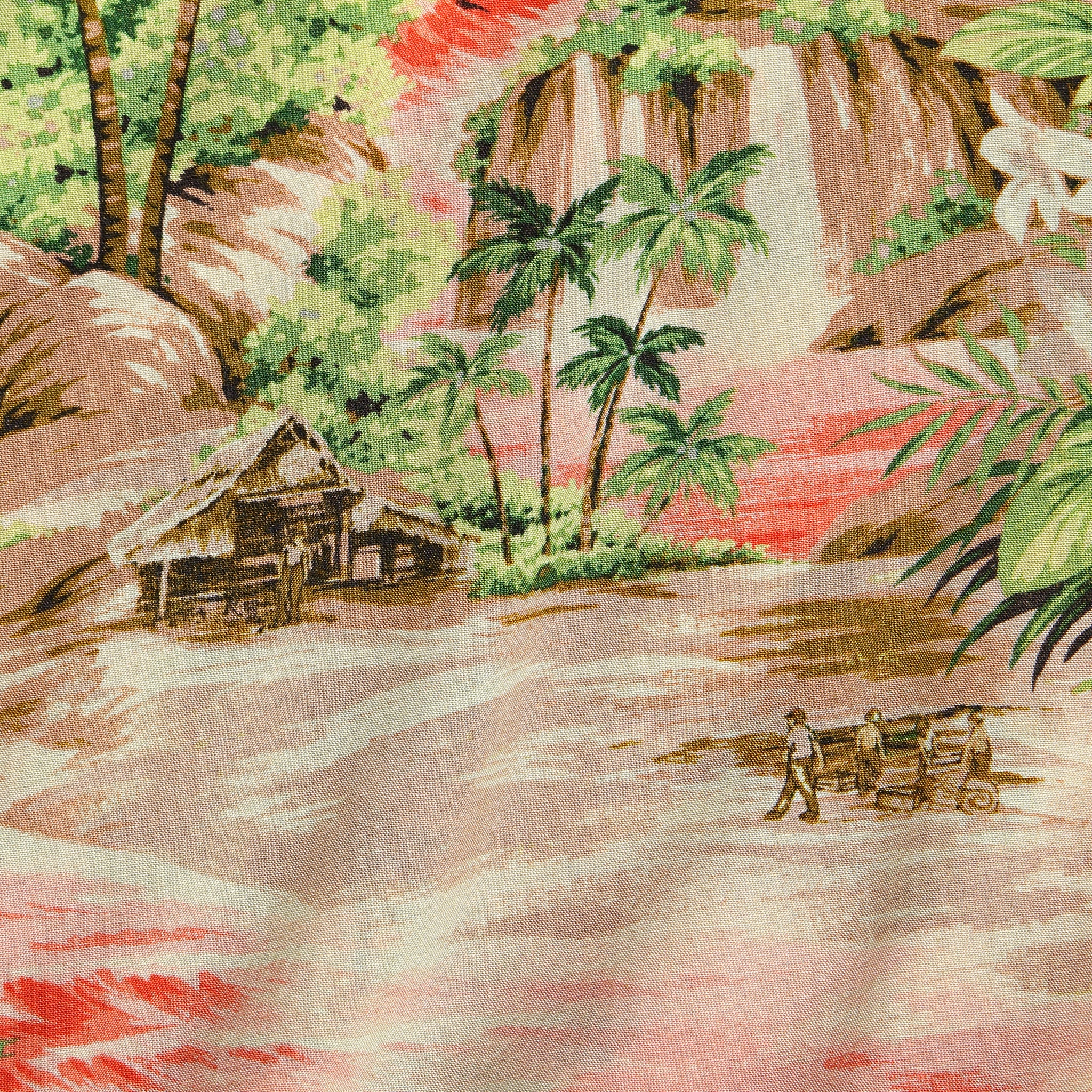 Aloha Camp Shirt - Coral - RRL - STAG Provisions - Tops - S/S Woven - Other Pattern