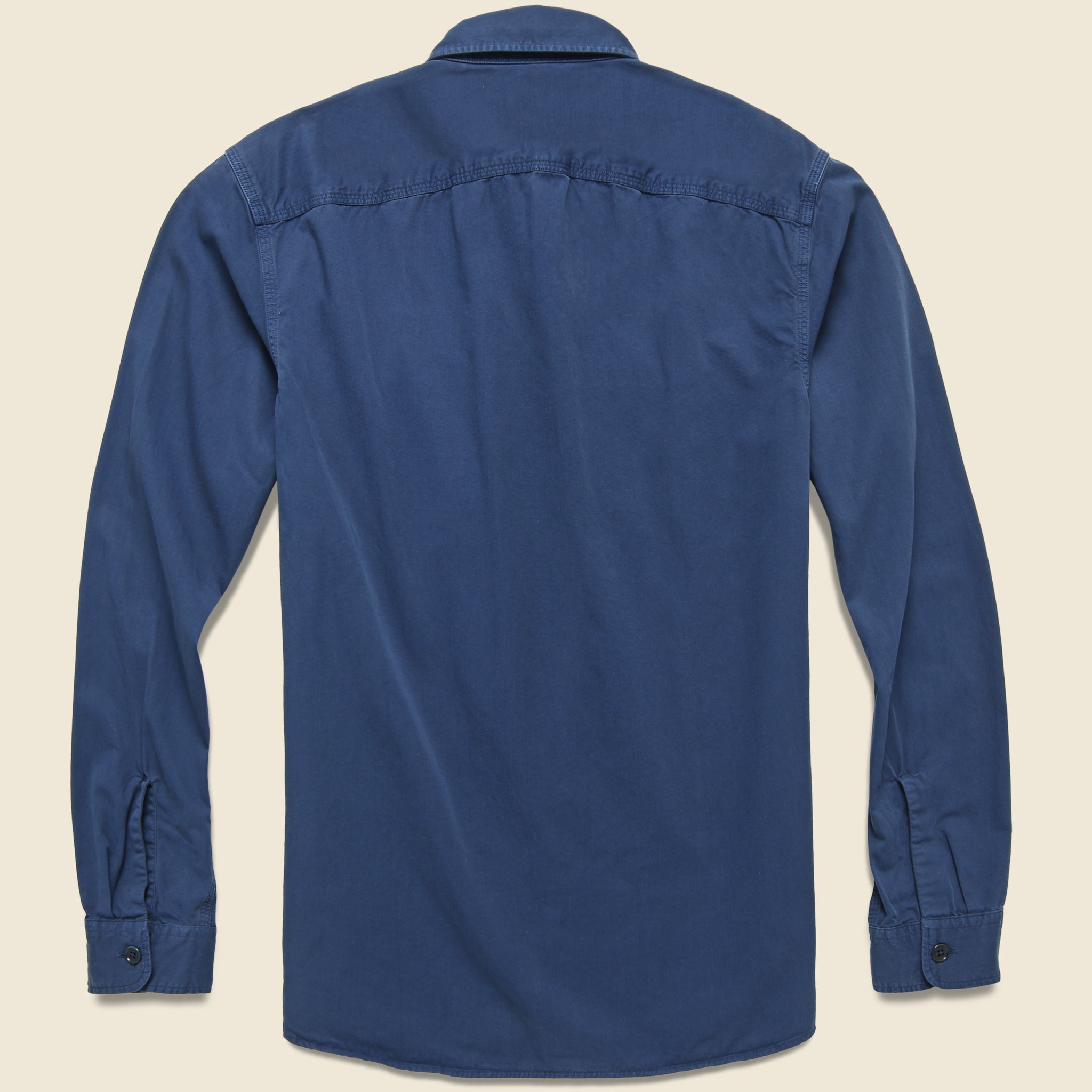 Matlock Army Twill Workshirt - Navy - RRL - STAG Provisions - Tops - L/S Woven - Solid