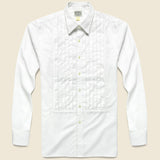 Eli Sueded Poplin Tux Shirt - White - RRL - STAG Provisions - Tops - L/S Woven - Solid